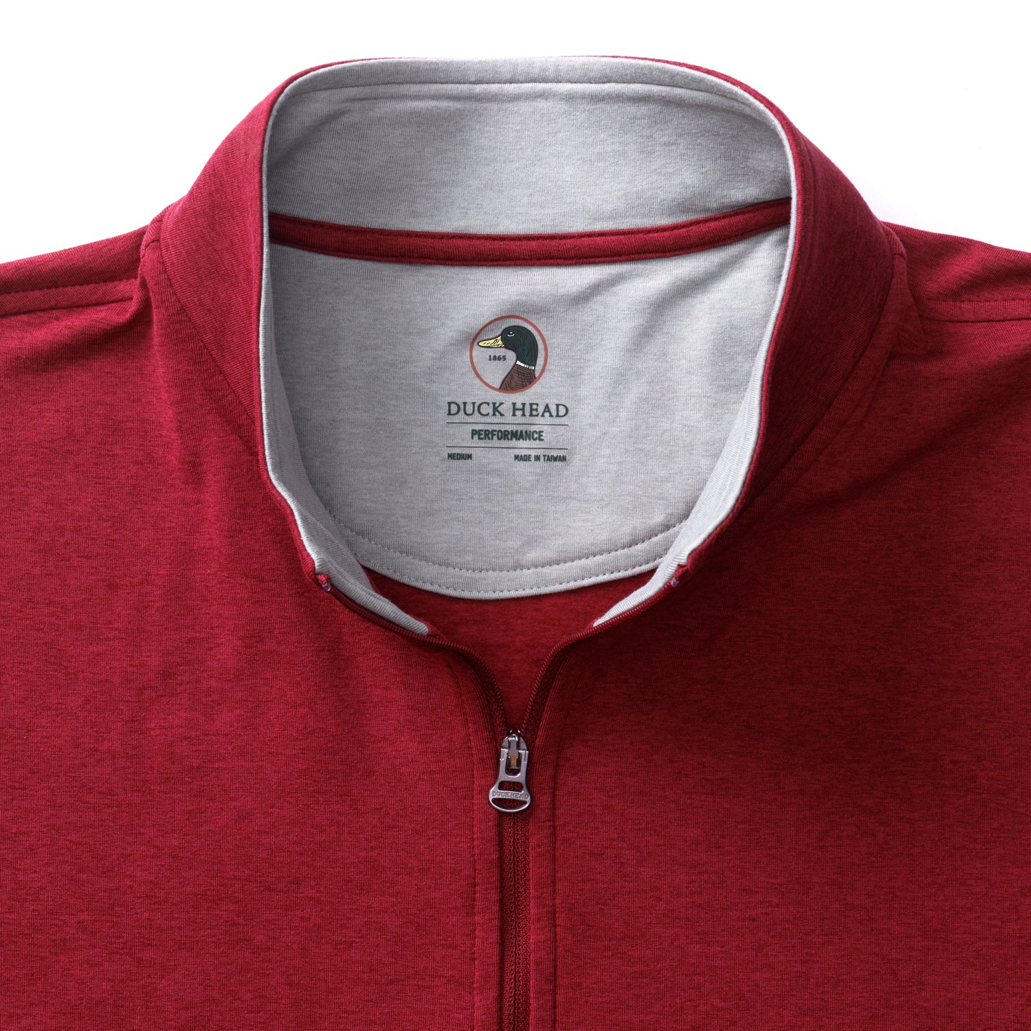 Long Drive Performance 1/4 Zip Pullover - Deep Red
