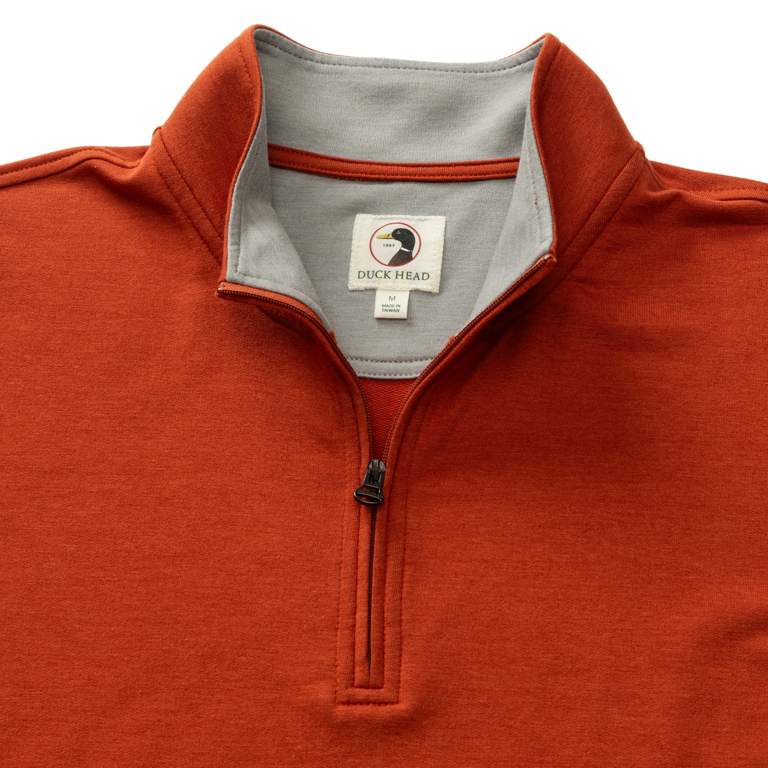 Dunmore Performance 1/4 Zip Pullover - Burnt Brick
