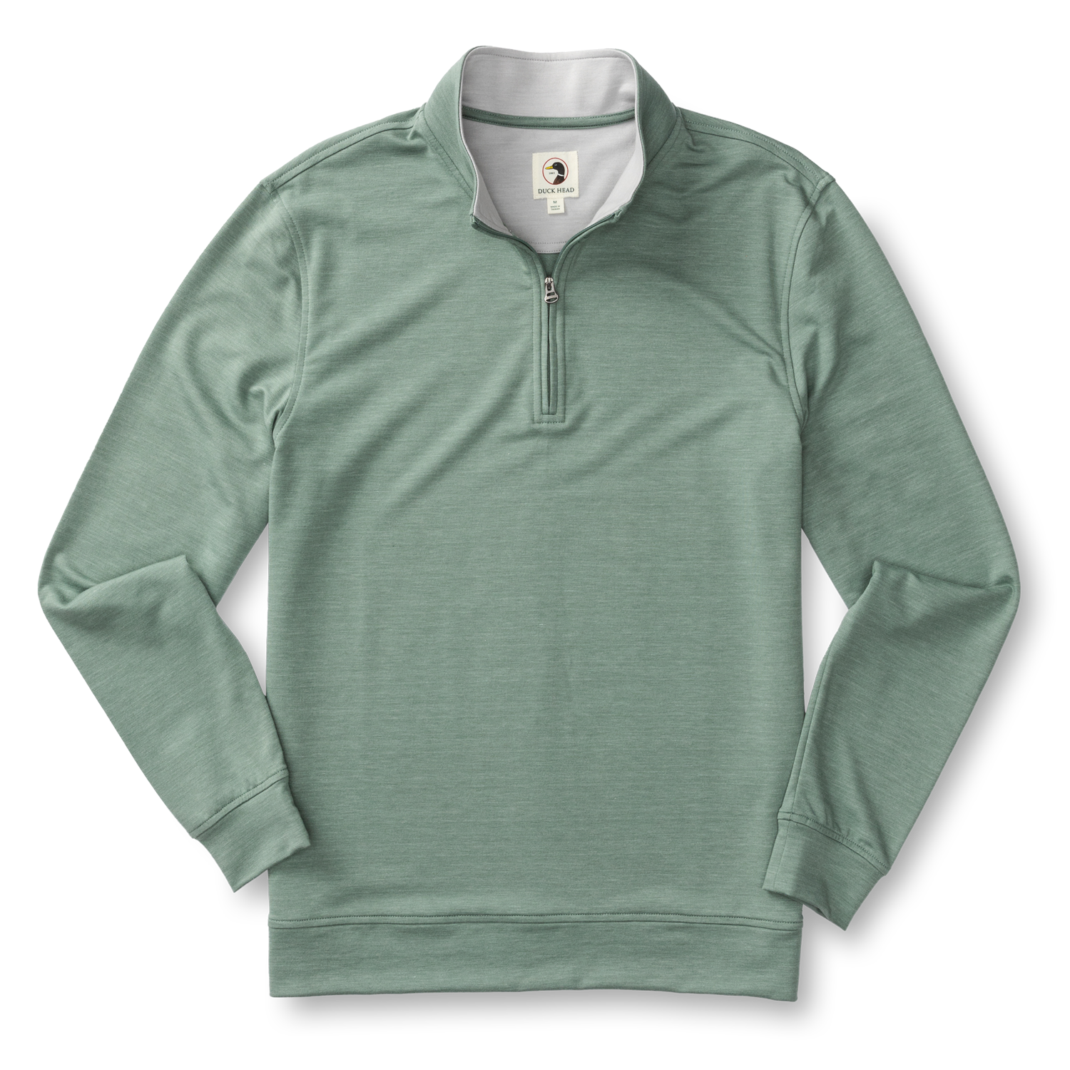 Dunmore Performance 1/4 Zip Pullover - Shadow Green Heather