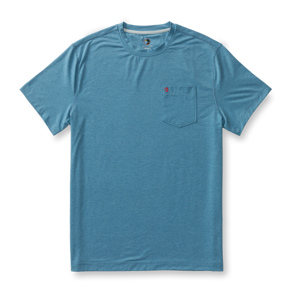 Windward Performance T-Shirt - Sunwashed Blue Heather