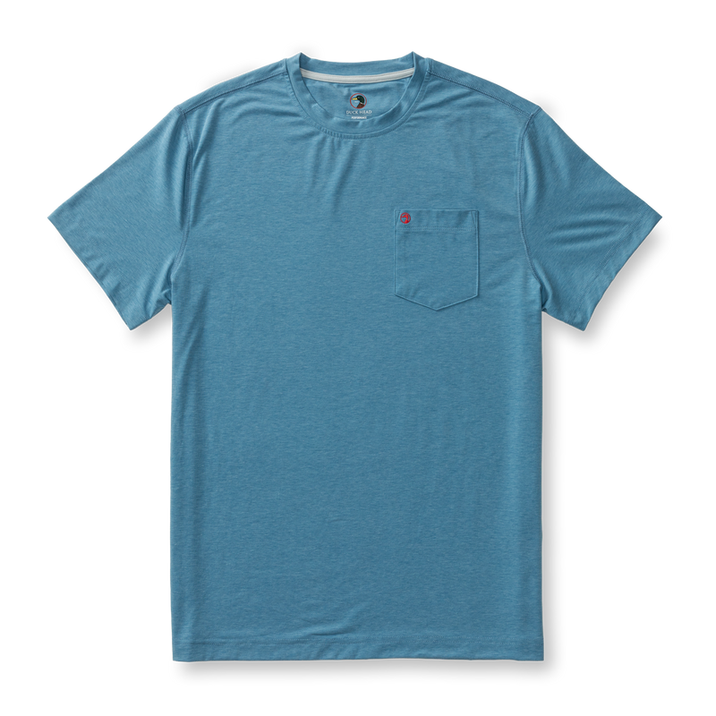 Windward Performance T-Shirt - Sunwashed Blue Heather