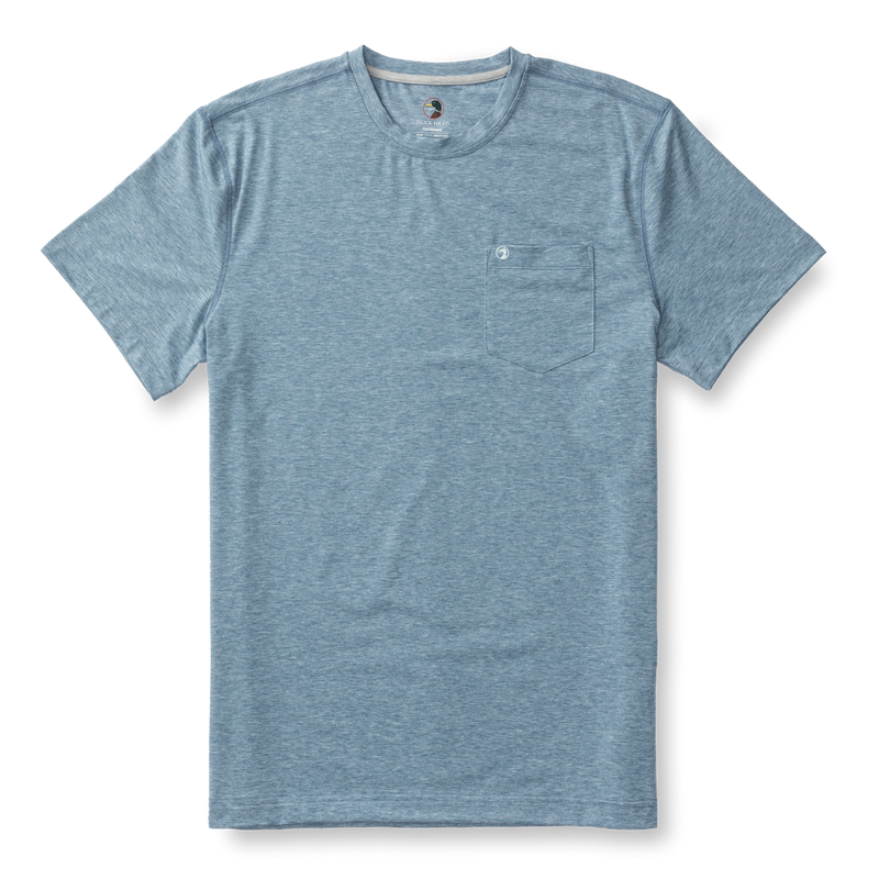Windward Short Sleeve Performance T-Shirt - Navy Heather