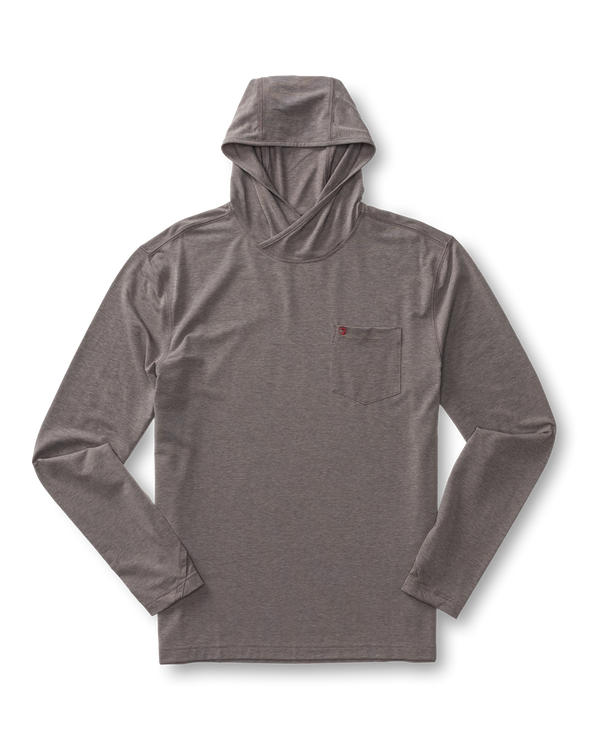 Windward Performance Hooded T-Shirt - Fossil Gray