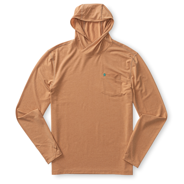 Windward Performance Hooded T-Shirt - Clay Heather