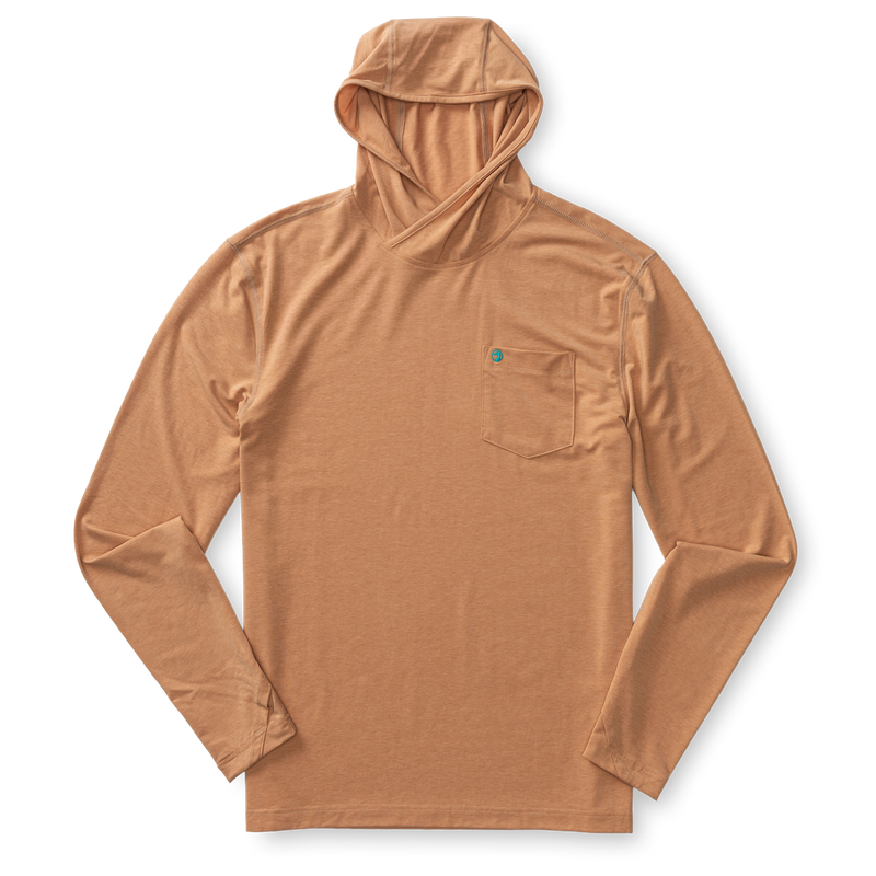 Windward Performance Hooded T-Shirt - Clay Heather