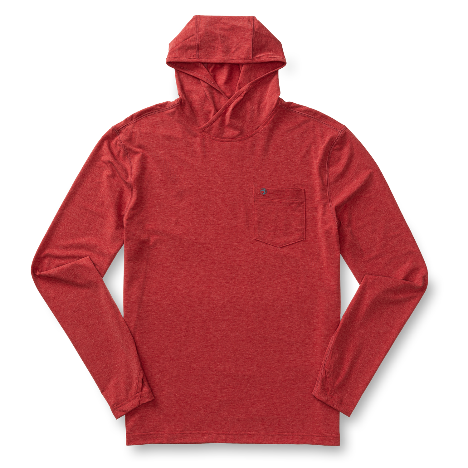 Windward Performance Hooded T-Shirt - Rio Red Heather