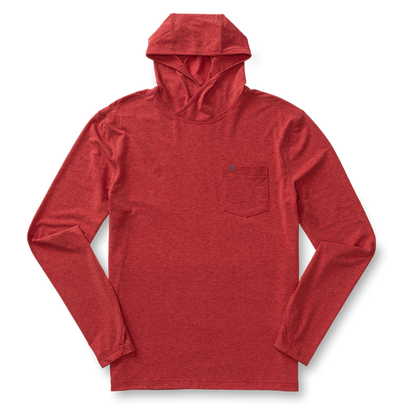 Windward Performance Hooded T-Shirt - Rio Red Heather
