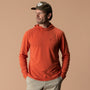 Windward Performance Hooded T-Shirt - Burnt Sienna Heather