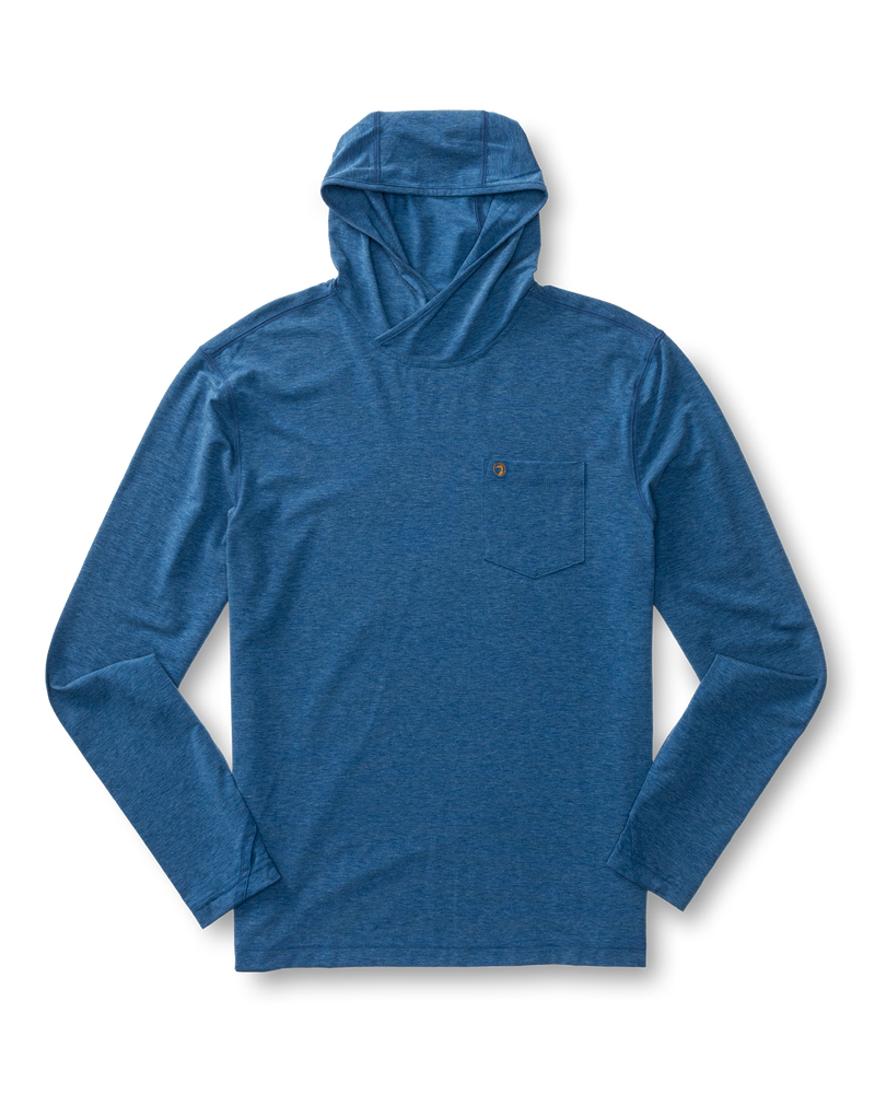 Windward Performance Hooded T-Shirt - Navy Peony Heather