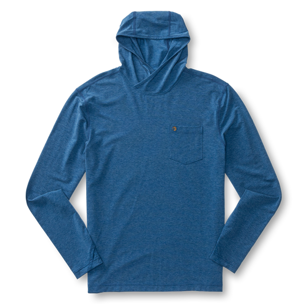 Windward Performance Hooded T-Shirt - Navy Peony Heather