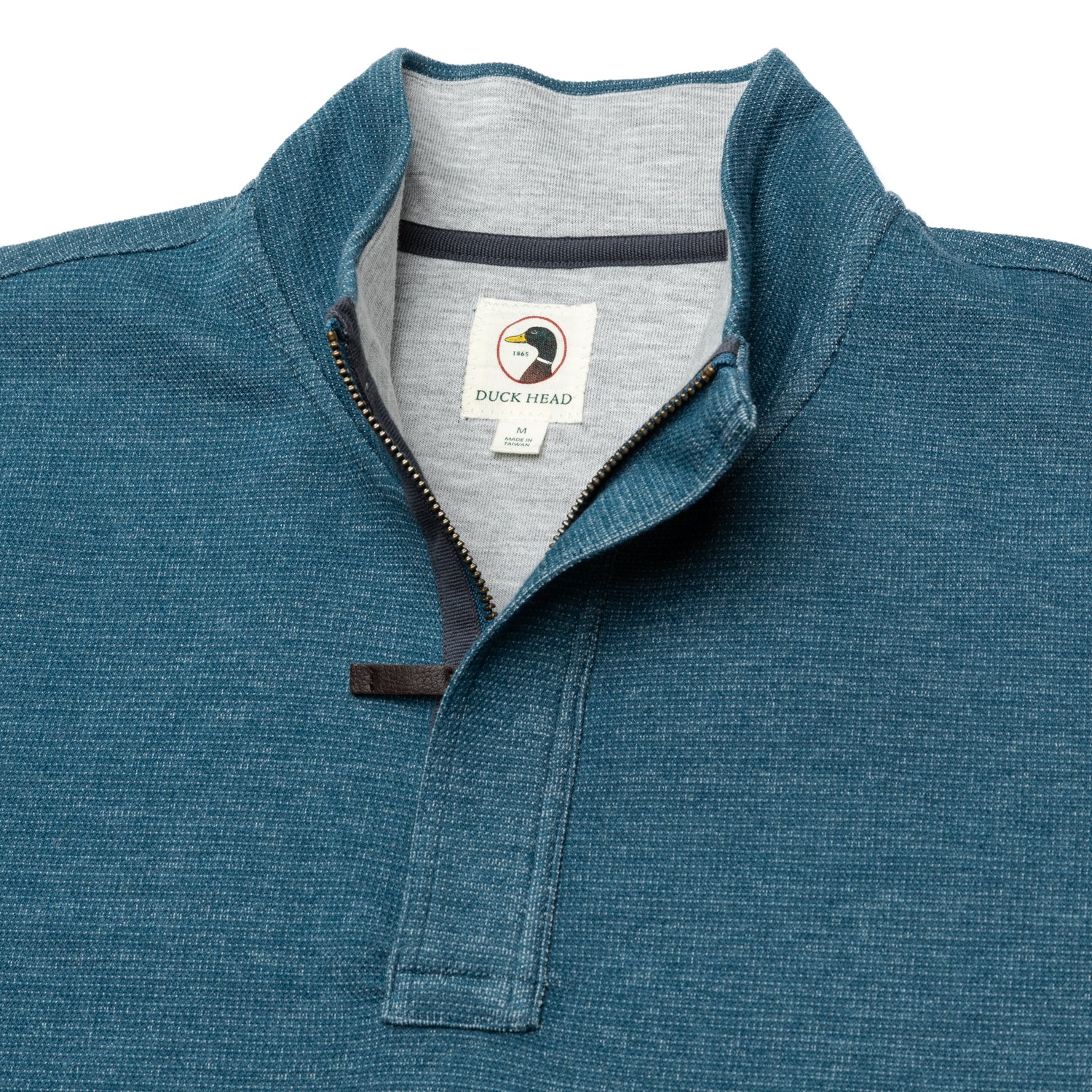 Bearing Pique Performance 1/4 Zip Pullover - Mirror Lake Blue