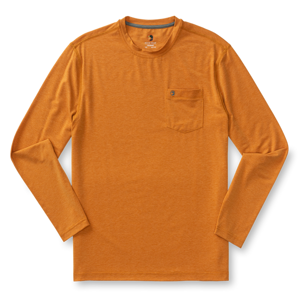 Windward Long Sleeve Performance T-Shirt - Harvest Spice
