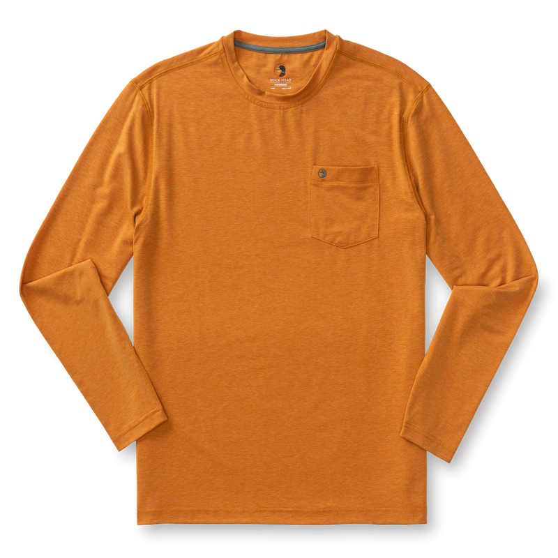 Windward Long Sleeve Performance T-Shirt - Harvest Spice