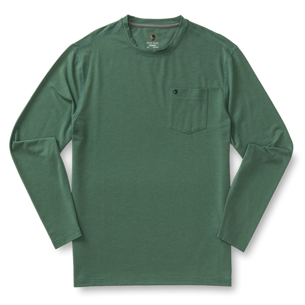 Windward Long Sleeve Performance T-Shirt - Duck Green
