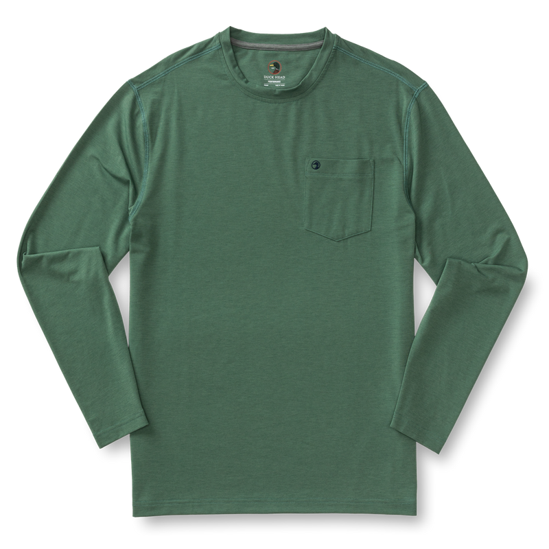 Windward Long Sleeve Performance T-Shirt - Duck Green
