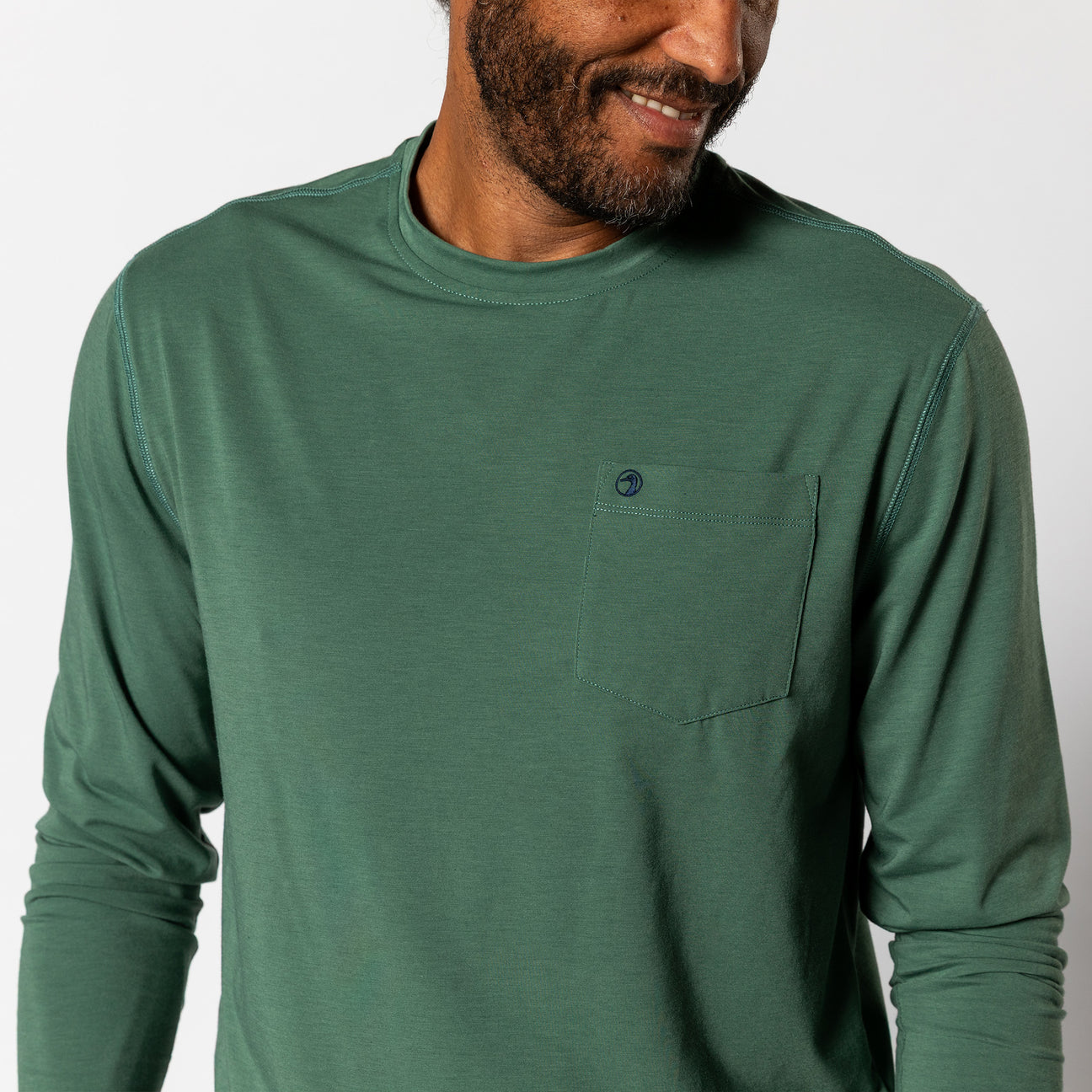 Windward Long Sleeve Performance T-Shirt - Duck Green