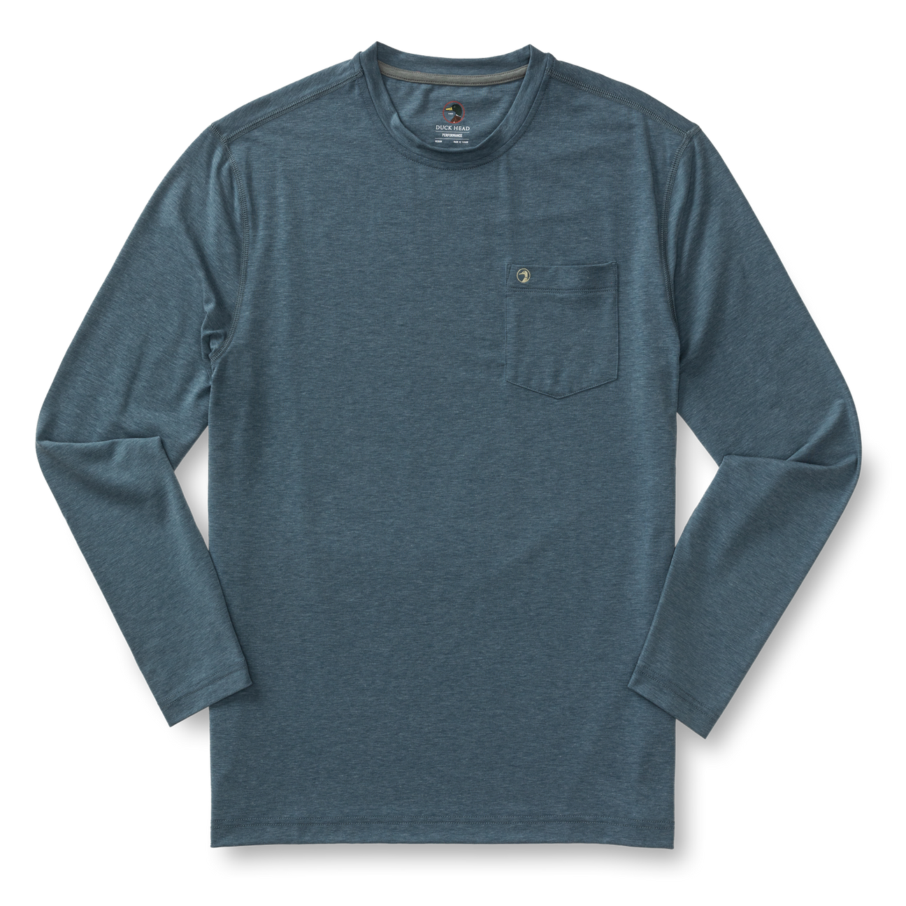 Windward Long Sleeve Performance T-Shirt - Orion Blue Heather