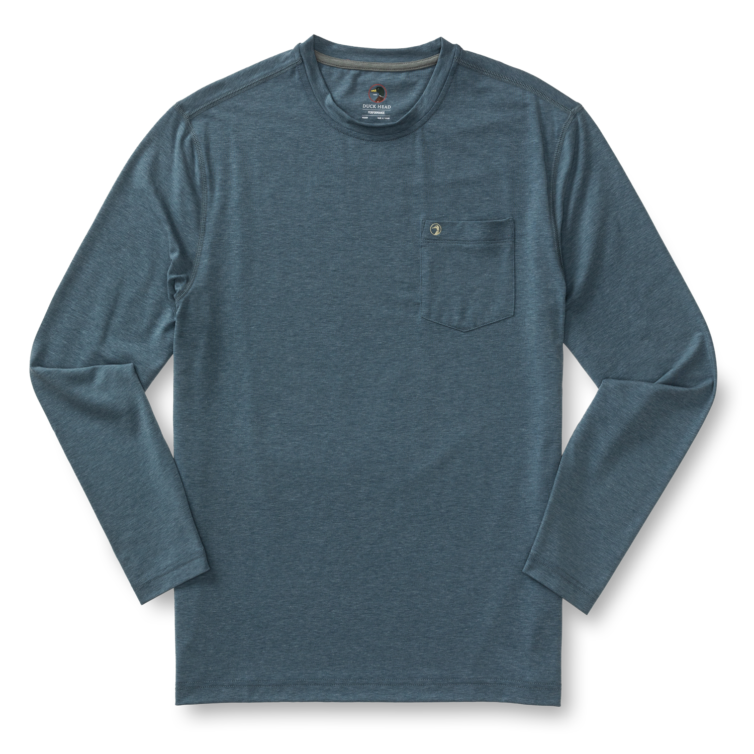 Windward Long Sleeve Performance T-Shirt - Orion Blue Heather