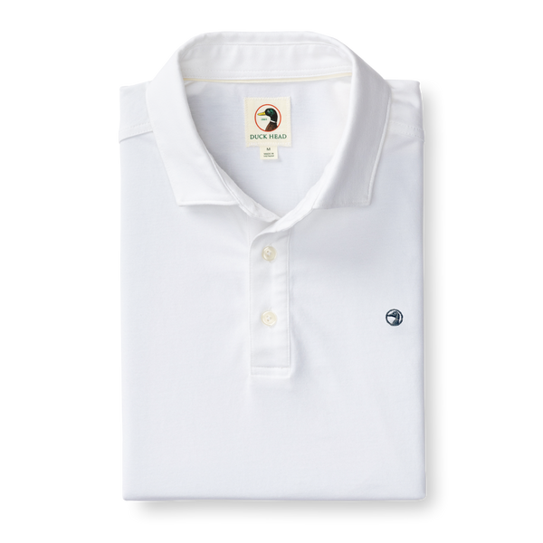 Hanover Pima Cotton Polo - White