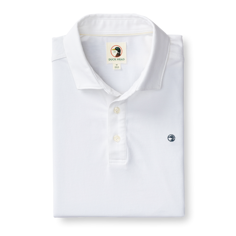Hanover Pima Cotton Polo - White