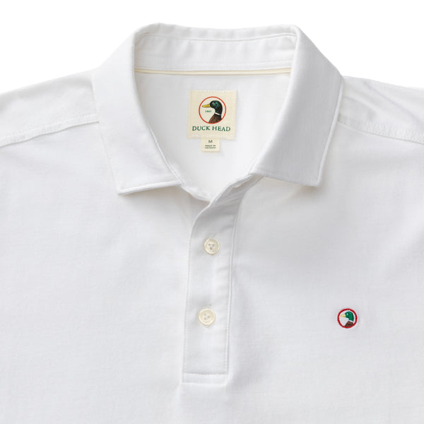 Hanover Pima Cotton Polo - White