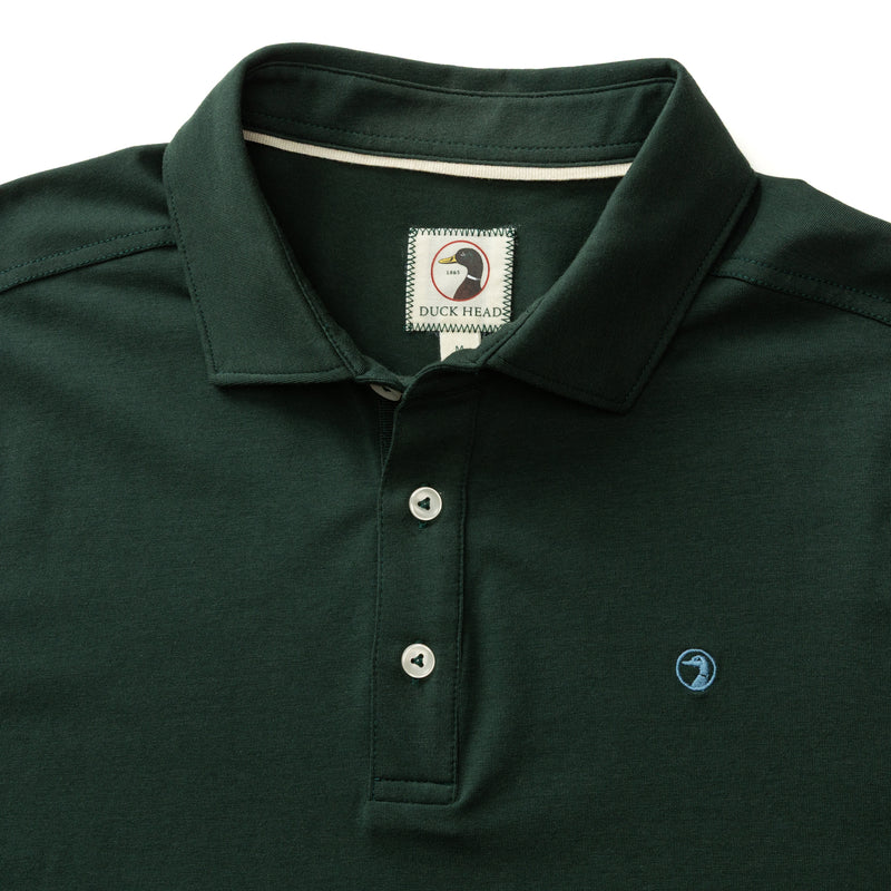 Hanover Pima Cotton Polo - Spruce Green
