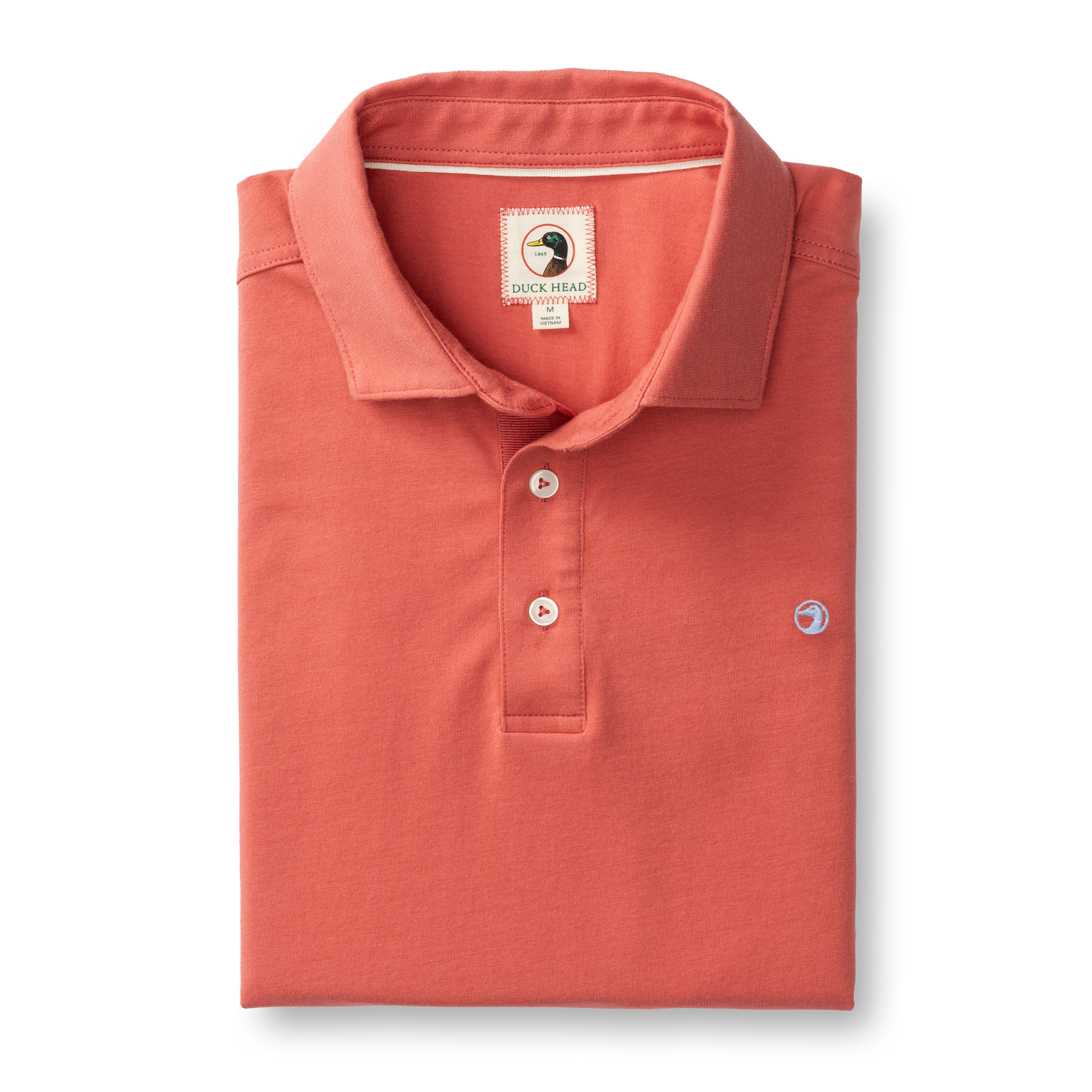 Hanover Pima Cotton Polo - Sunwashed Red