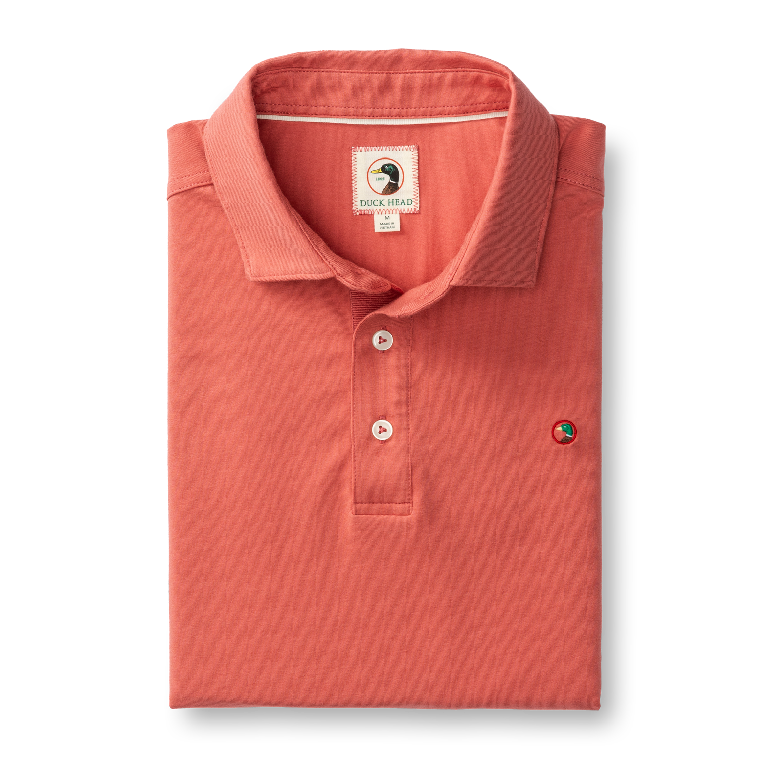 Hanover Pima Cotton Polo - Sunwashed Red