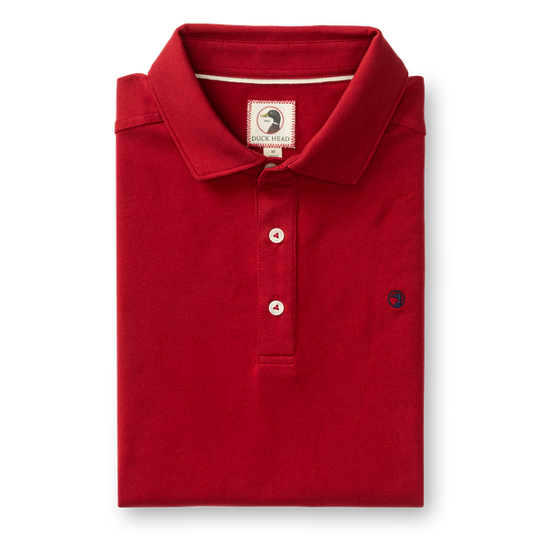 Hanover Pima Cotton Polo - Rio Red