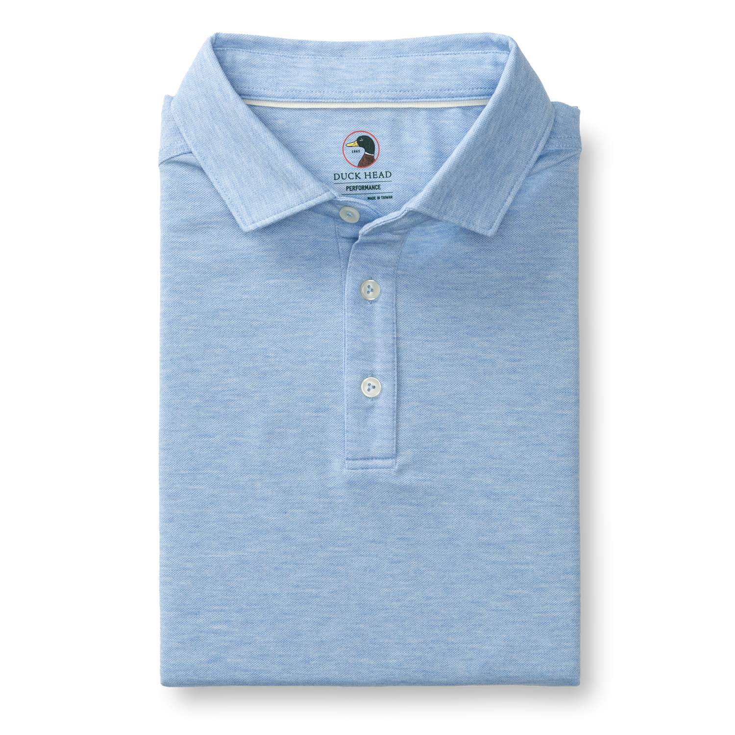 Summerford Performance Pique Polo - Serenity Blue Heather