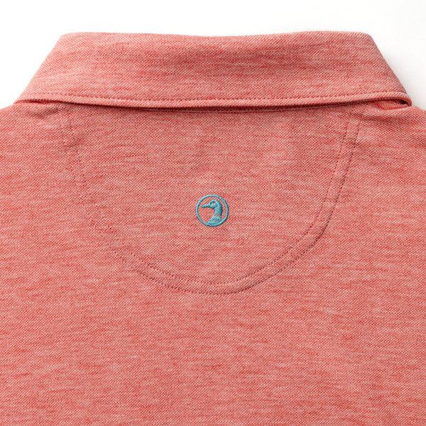 Summerford Performance Pique Polo - Classic Red Heather