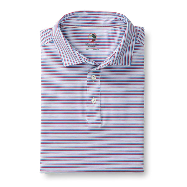 Summerford Performance Jersey Polo - Wharf Stripe