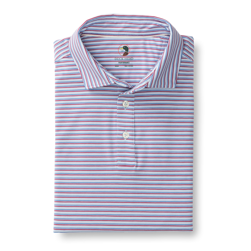 Summerford Performance Jersey Polo - Wharf Stripe