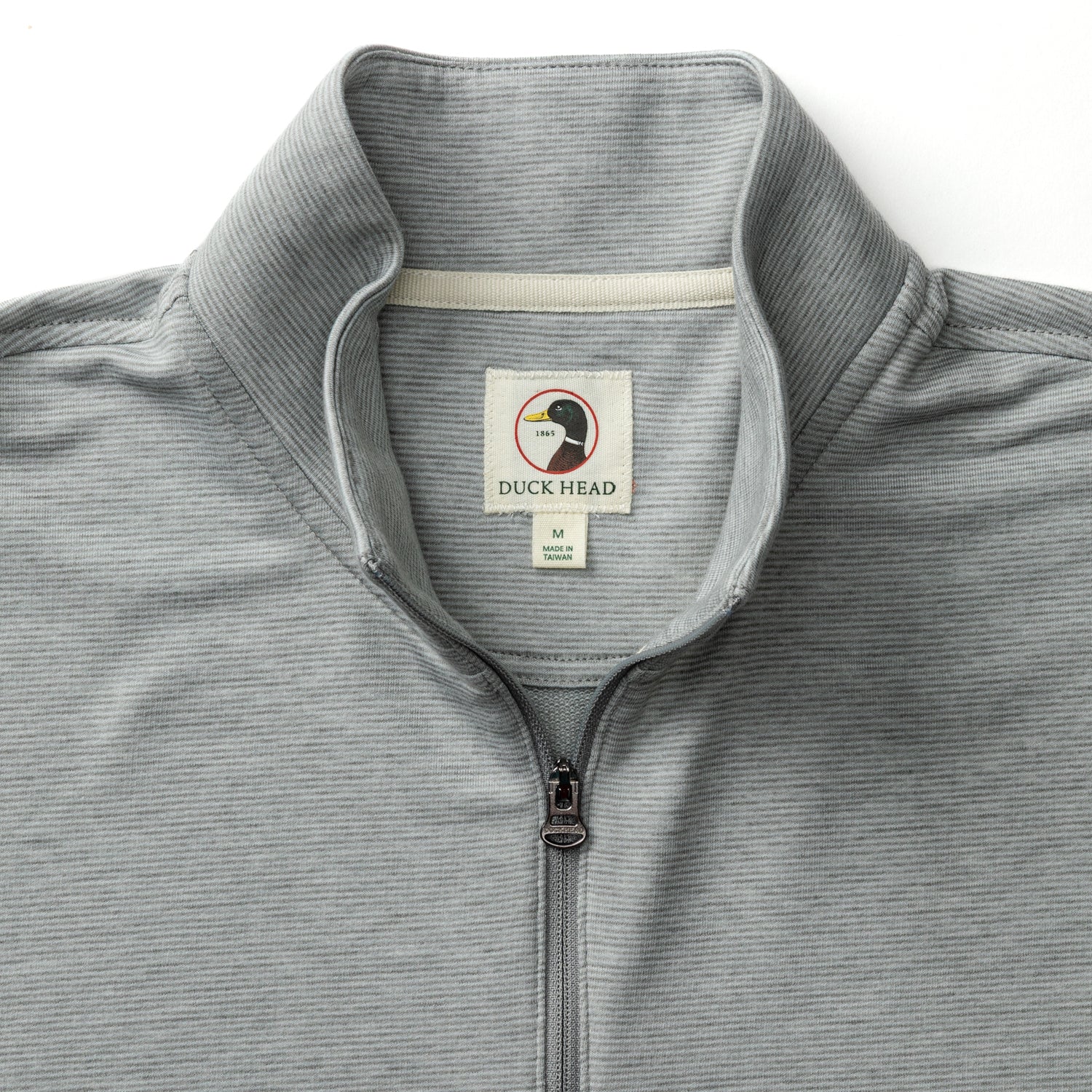 Summerford Striped Performance 1/4 Zip Pullover - Ultimate Grey Heather