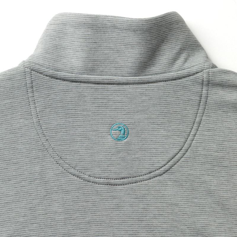 Summerford Striped Performance 1/4 Zip Pullover - Ultimate Grey Heather
