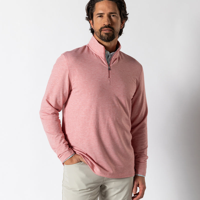 Wakeman Stripe Performance 1/4 Zip Pullover