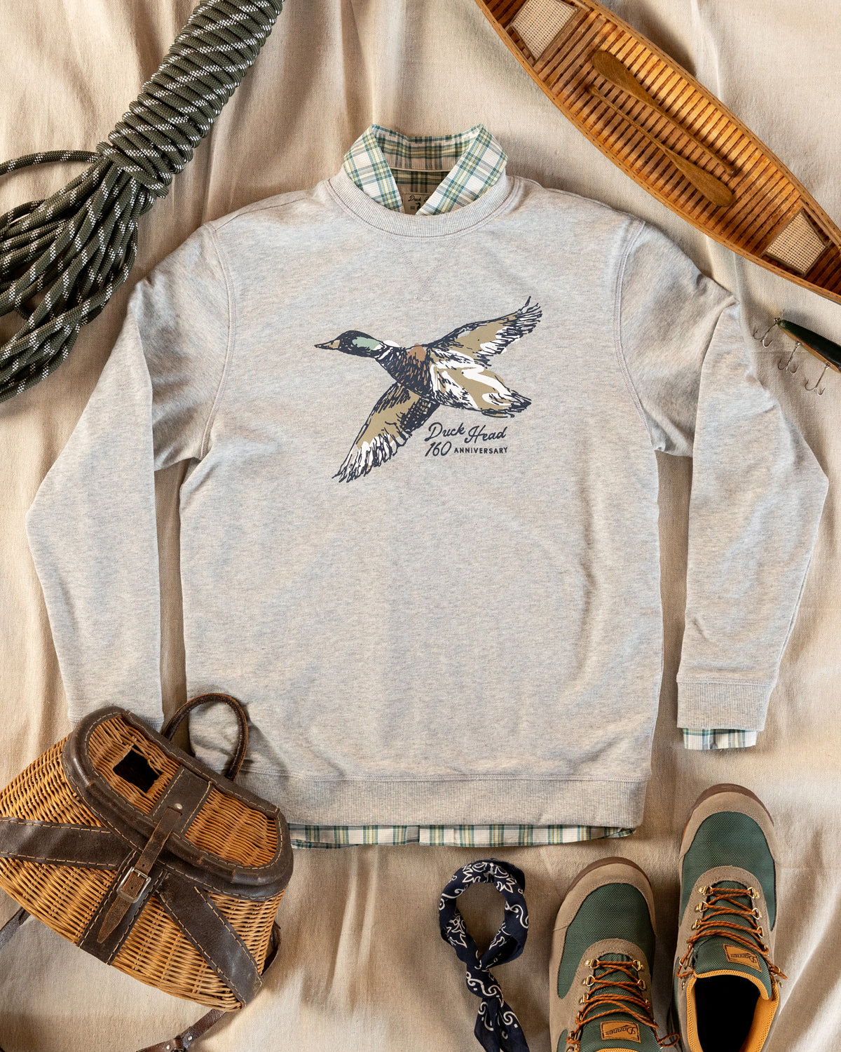 French Terry Crewneck Pullover - 160th Anniversary Edition