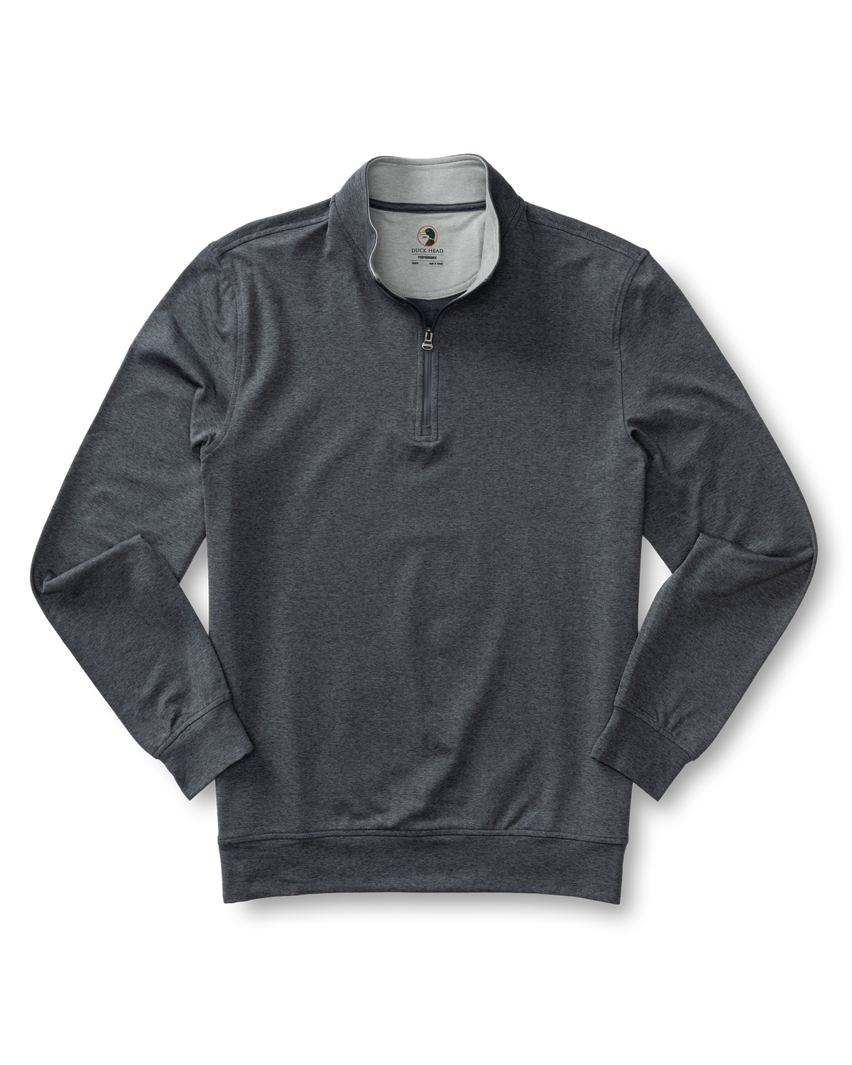 Long Drive Performance 1/4 Zip Pullover - Charcoal Heather