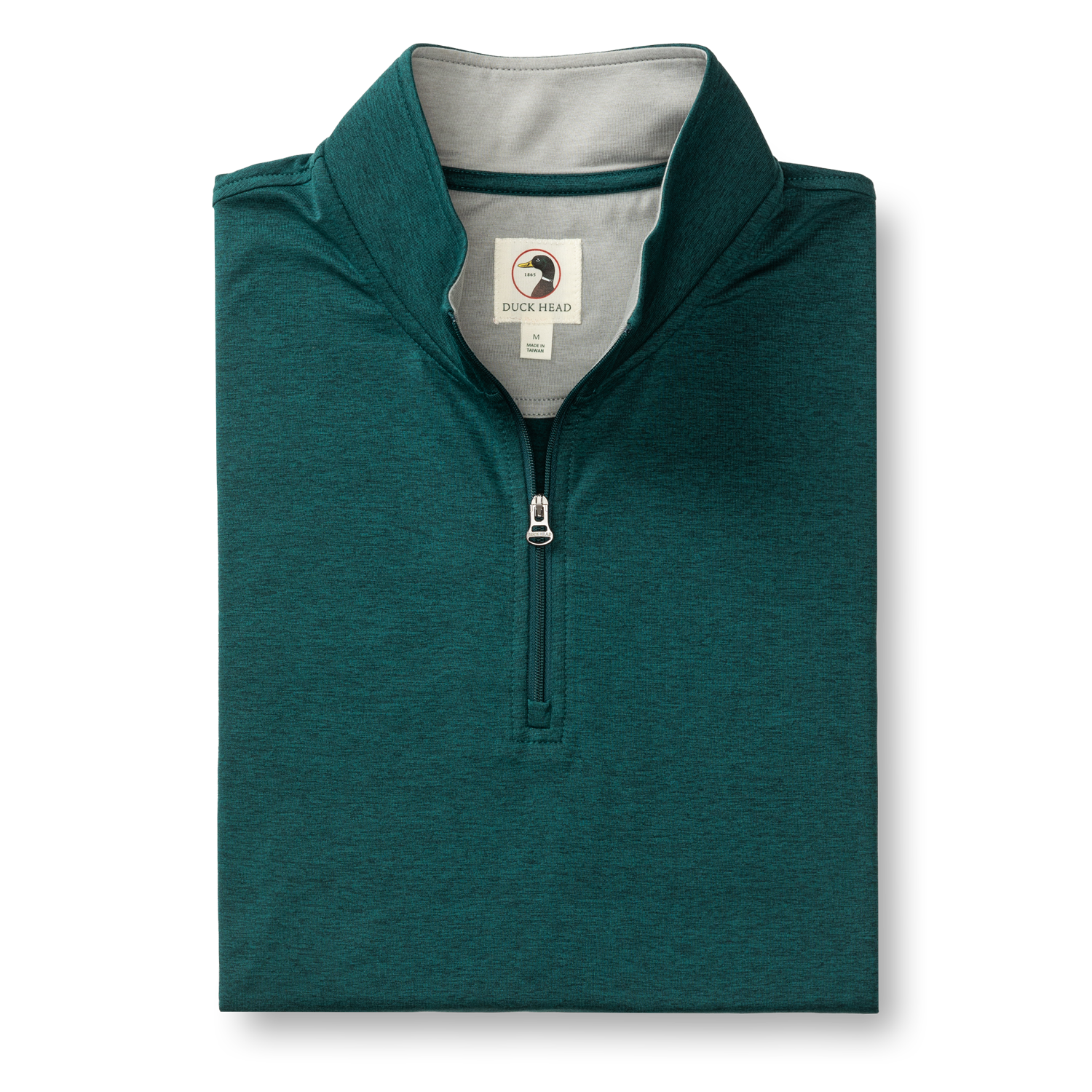 Long Drive Performance 1/4 Zip Pullover - Emerald Green Heather