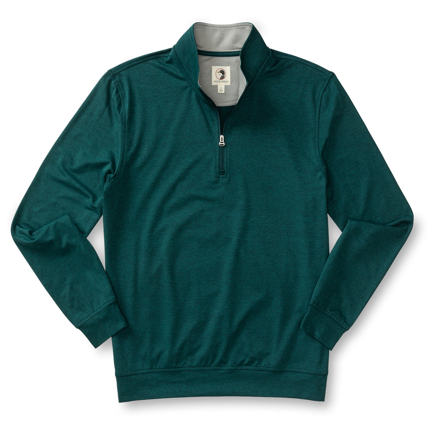Long Drive Performance 1/4 Zip Pullover - Emerald Green Heather
