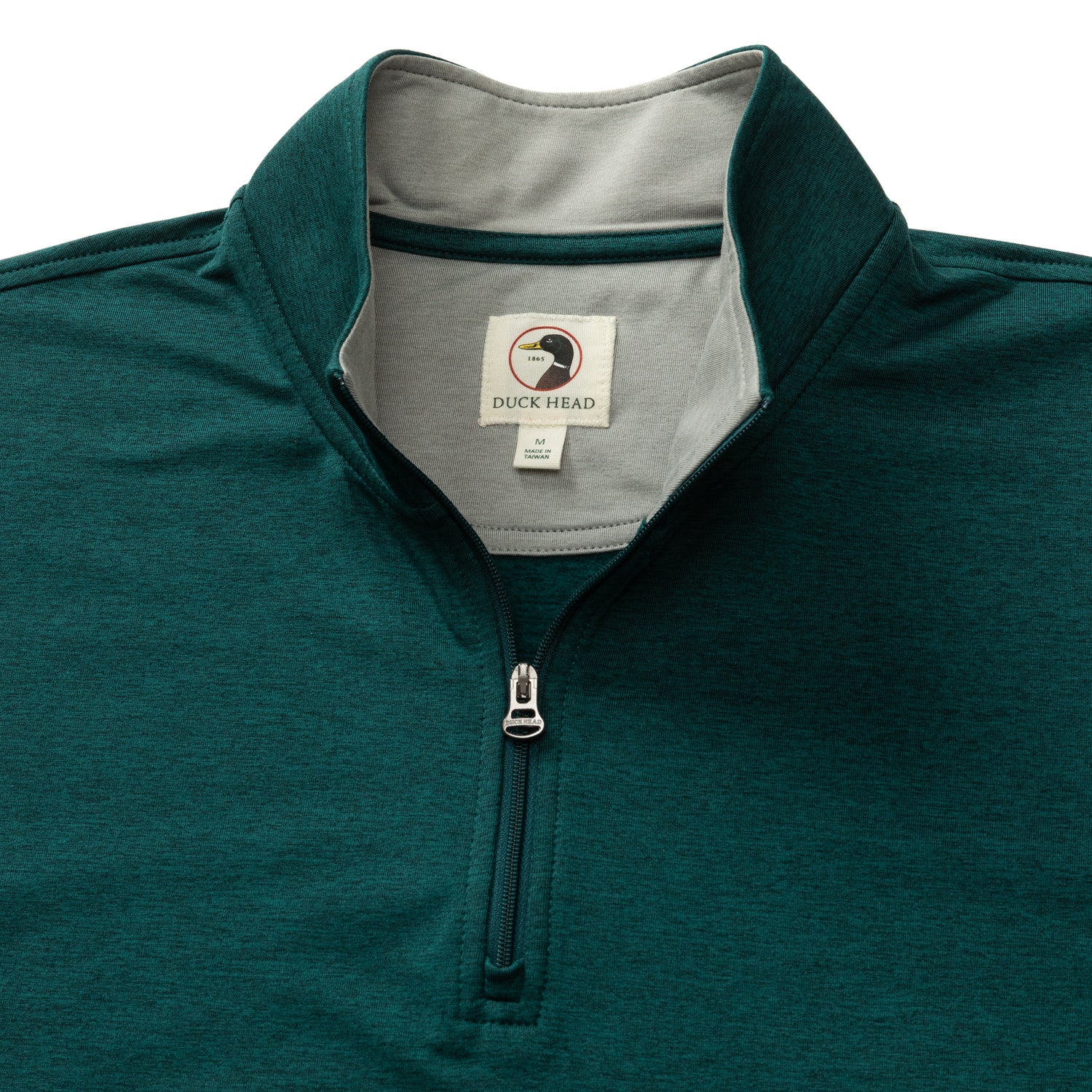 Long Drive Performance 1/4 Zip Pullover - Emerald Green Heather