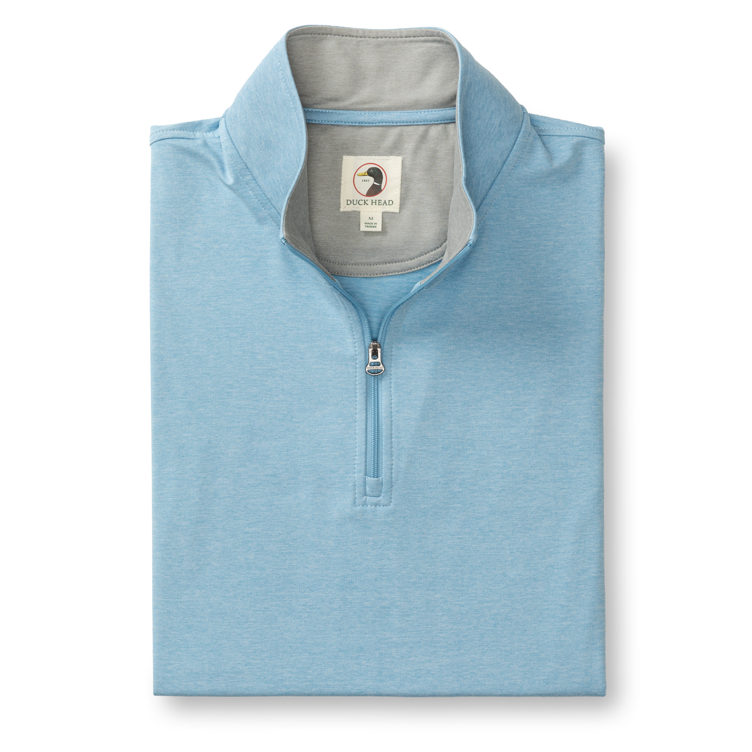 Long Drive Performance 1/4 Zip Pullover - Glacier Blue Heather