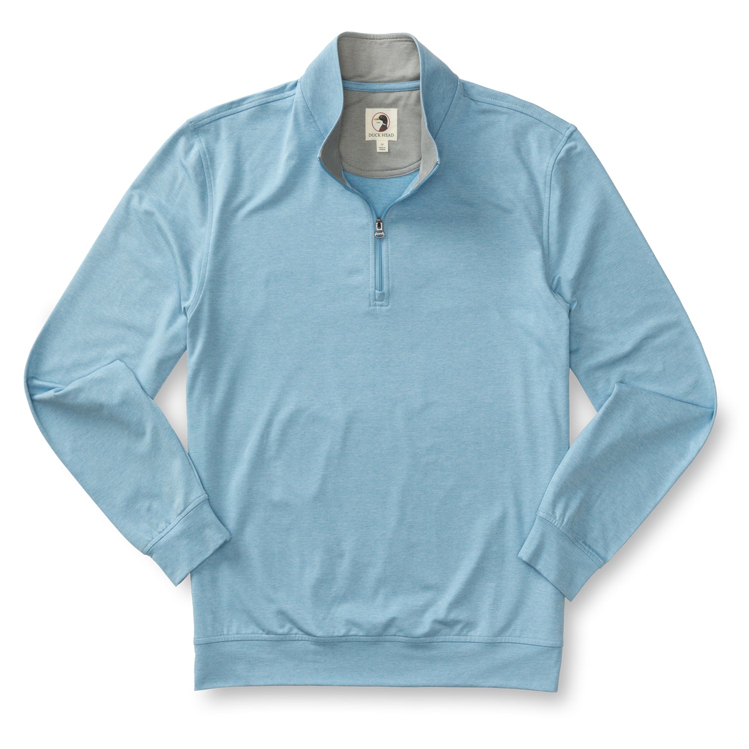 Long Drive Performance 1/4 Zip Pullover - Glacier Blue Heather