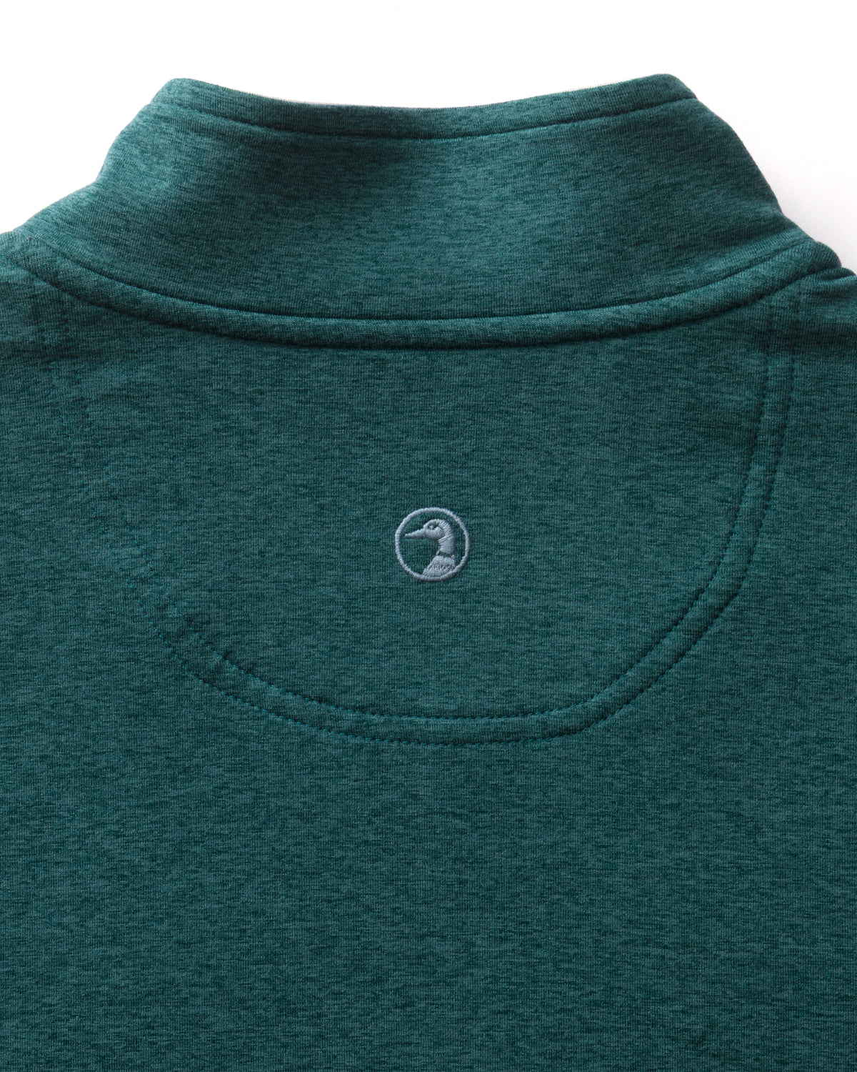 Long Drive Performance 1/4 Zip Pullover - Midnight Teal Heather