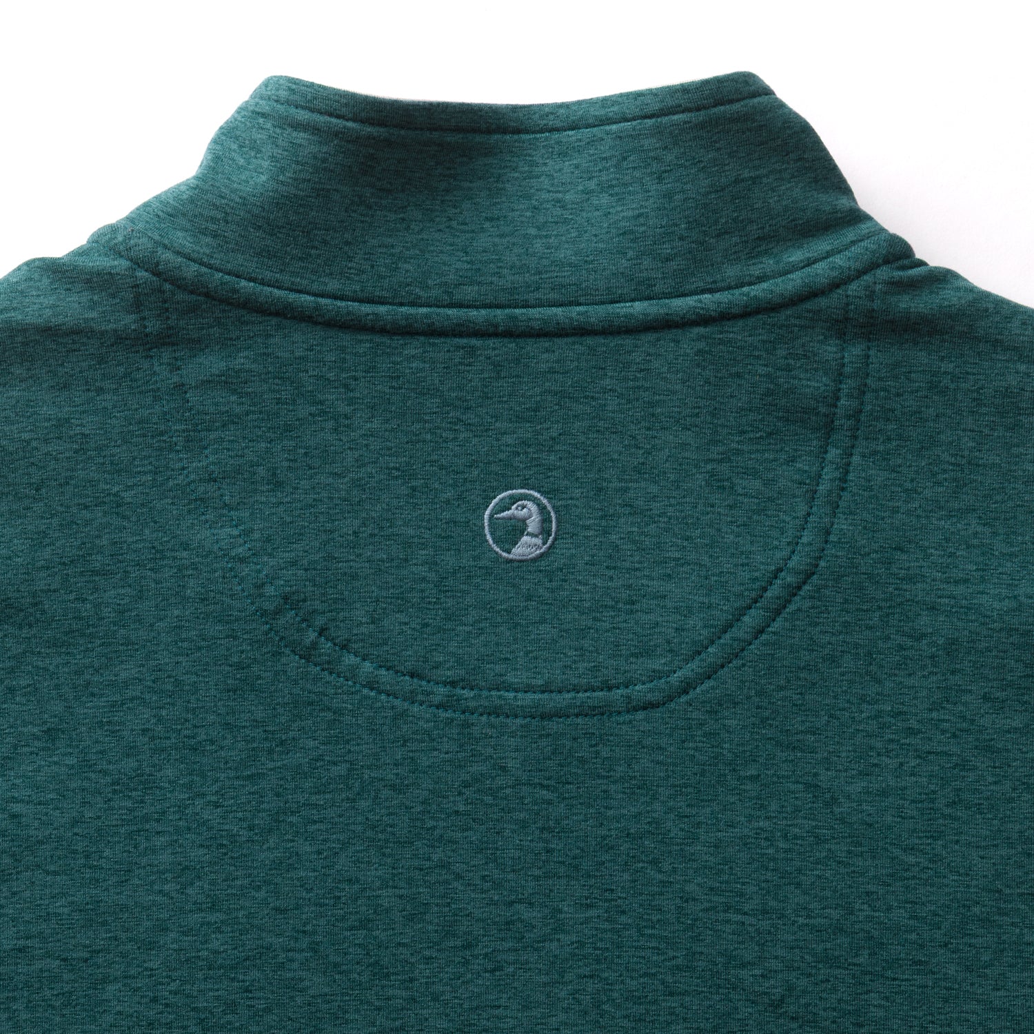Long Drive Performance 1/4 Zip Pullover - Midnight Teal Heather