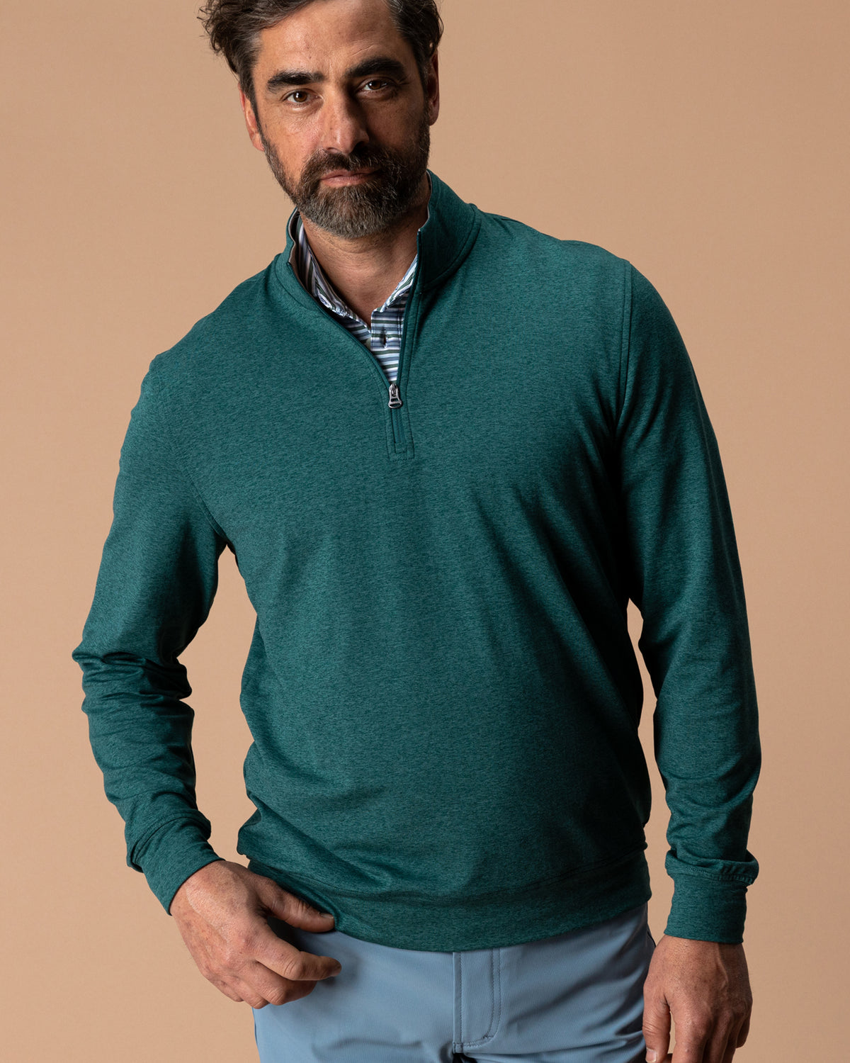 Long Drive Performance 1/4 Zip Pullover