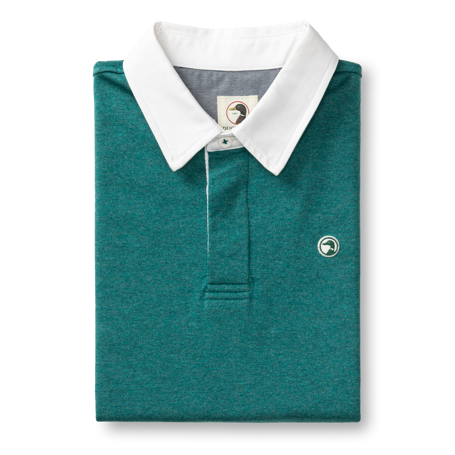 Legacy Heathered Rugby Shirt - Forest Green Heather