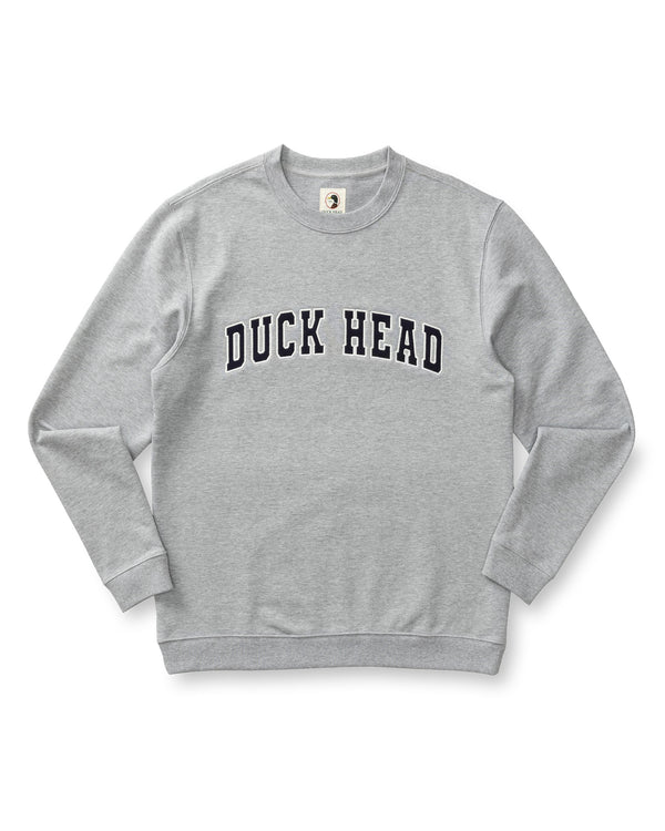 Applique Crewneck Sweatshirt - Heather Grey