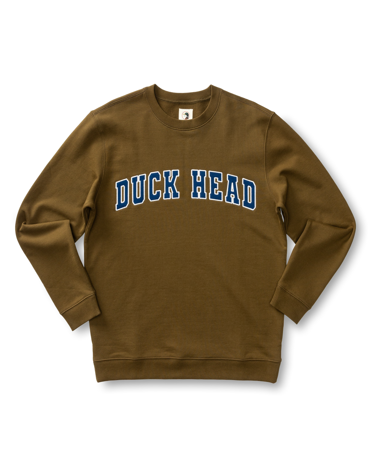 Applique Crewneck Sweatshirt - Dark Olive