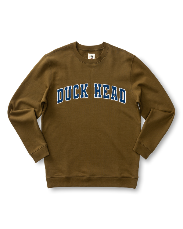 Applique Crewneck Sweatshirt - Dark Olive